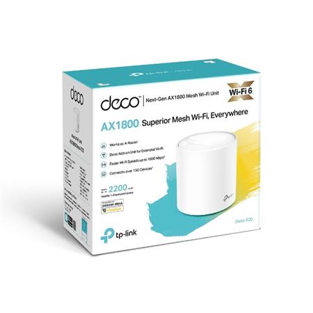 EXTENSOR MESH DECO X20 TPLINK WIFI 6 x1